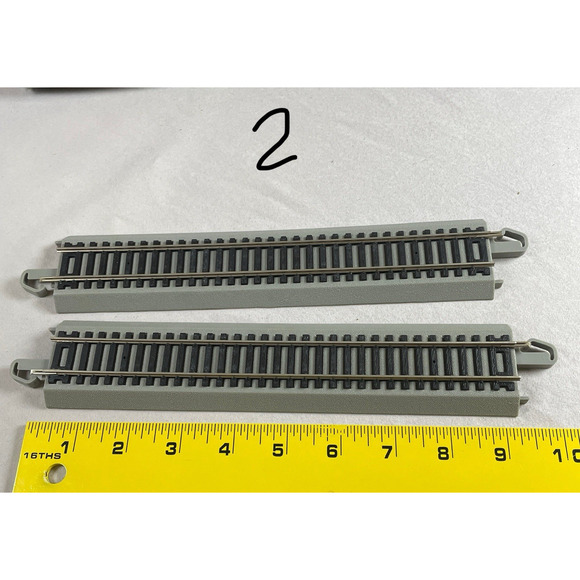 Bachman Train Track HO Scale 27 Pieces + Switch Controller UNTESTED Silver Gray - Picture 9 of 12
